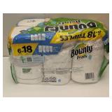 Bounty Triple Paper Towels - Print - 6 Rolls