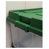 200qt Latching Tree Box - Clear Base with Regal Green Lid and Latch - Brightroom™, 200qt Capacity