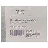 10L Stainless Slim Step Trash Can - Brightroom™