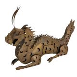 Indonesian Metal Dragon Decorative Figurine