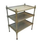 Vintage Three Tiered Accent Table