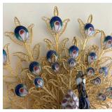 Cloisonné Peacock Figurine