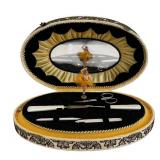 Vintage Swiss Musical Movement Manicure Set