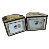 Two Empress Arts Petite Cat Motif Pots