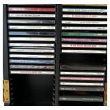 Book Motif CD Holder with CDs