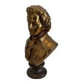 Mozart Bust Sculpture by Armor Bronze