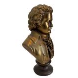 Mozart Bust Sculpture by Armor Bronze
