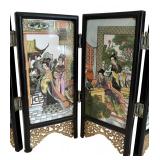 Pretty Petite Asian Table Top Screen