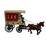 Vintage Cast Iron Ice Truck Toy