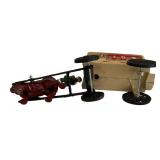 Vintage Cast Iron Ice Truck Toy