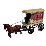 Vintage Cast Iron Ice Truck Toy