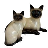 Two Royal Doulton Siamese Cat Figurines
