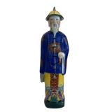 Vintage Chinese Emperor Kangxi of the Qing Dynasty