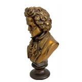 Beethoven Bust Sculpture by Armor Bronze