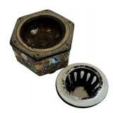 Japanese Moriage Gilded Incense Burner
