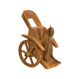 Asian Style Shelf with Miniature Figurines