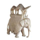 Asian Style Shelf with Miniature Figurines