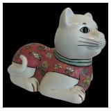 Chinese Cat Figurine
