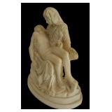 Vintage Virgin Mary Holding Jesus after the Crucifixion Sculpture by Michelangelo