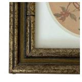 Chinese Print with Perched Bird and Peony Flowers