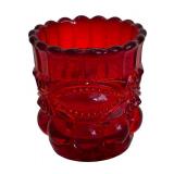 Vintage Mosser Glass Eye Winker Patterned Toothpick Holder