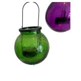 Colorful Glass Candle Holders with Stand