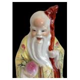 Vintage Chinese Shou God of Longevity Figurine