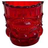 Vintage Mosser Glass Eye Winker Patterned Toothpick Holder