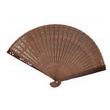 Asian Style Fan and Fisherman Figurine