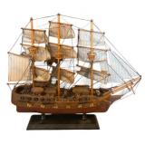 Vintage CIRCA 1828 Victorias Model Sailboat
