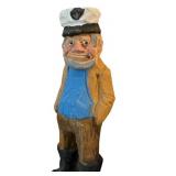 Nautical Themed Wood Carved Figurines and Lighthouse