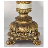 Vintage Hand-Painted Hollywood Regency Style Accent Table