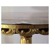 Vintage Hand-Painted Hollywood Regency Style Accent Table
