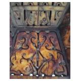 Vintage Hexagon Marble Chinese Urn with Lid