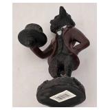 Cast Iron Fox Figurine Butler Candleholder