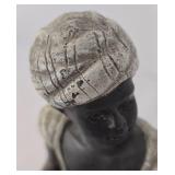 Unique Bronze Arab Boy Candleholder