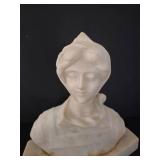 Delicate Soapstone Female Bust