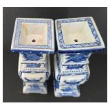 Pair of Vintage Asian Candleholders
