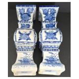 Pair of Vintage Asian Candleholders