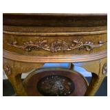 Lovely Vintage Hand-Painted Occasional Table with Serving Tray