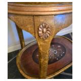 Lovely Vintage Hand-Painted Occasional Table with Serving Tray
