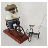 Gorditos de Rodo Padilla Arte Mexicano Figure + Metal Bike Decor