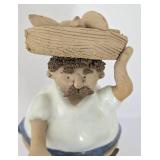 Gorditos de Rodo Padilla Arte Mexicano Figure + Metal Bike Decor