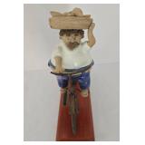 Gorditos de Rodo Padilla Arte Mexicano Figure + Metal Bike Decor