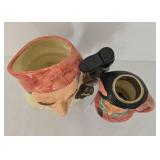 Pair of Royal Doulton Toby Mugs including Royal Doulton The Bookmaker Toby Mug