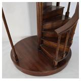 Wooden Spiral Staircase Display Stand