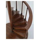 Wooden Spiral Staircase Display Stand