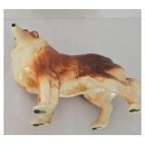 Three Porcelain Collie Figures