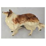 Three Porcelain Collie Figures