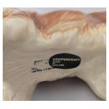 Three Porcelain Collie Figures